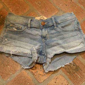 Women's Light Blue Denim Hot Short